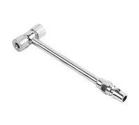 Doble cabeza Tire Chuck, Heavy Duty Air Nozzle, 5,51 x 1,57 pulgadas Truck Tyre Pressure Tool, Sturdy Gauge Attachment, Auto Accessory for Car Bus, Motorcycle Maintenance Use