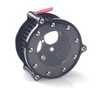 Doble capa acero inoxidable Filtro de aire vintage para motocicleta, compatible con Benda BD 300, Keeway-Benda V302C y Keeway V-Cruise 125. Esponja poliuretano denso (Black)