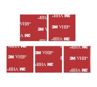 Doble Cara Extra Fuerte, Pack de 5 pcs almohadillas adhesivas doble cara extra fuerte, Pastille Adhesivo Doble Cara Impermeable para Hogar, Oficina, Cuadrado, 30mm x 30 mm