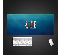 Doble Cara Gaming Mouse Pad Geometría Creativa De Oficina De Color Sólido Simple De Gran Tamaño Grande A Prueba De Agua 3 / 5Mm Impermeable Alfombrilla De Ratón Alfombrilla De Mesa-V_700X300Mm_3Mm