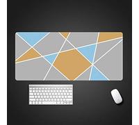 Doble Cara Gaming Mouse Pad Geometría Creativa De Oficina De Color Sólido Simple De Gran Tamaño Grande A Prueba De Agua 3 / 5Mm Impermeable Alfombrilla De Ratón Alfombrilla De Mesa-C_800X300Mm_5Mm
