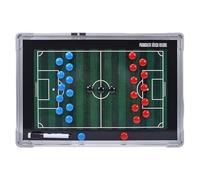 Doble Cara,Magnético Portátil, Tablero de Entrenamiento de Fútbol, con Marcadores y Piezas Ajedrez Magnéticas, Material Resistente, Diseño con Borde PVC, se Puede Colgar