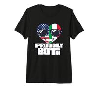 Doble ciudadanía Orgullosamente Ambos Estados Unidos Italia Camiseta Premium