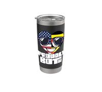 Doble ciudadanía orgullosamente tanto USA Uganda Vaso térmico de acero inoxidable de doble pared