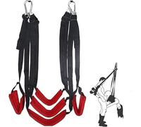 Doble columpio giratorio de 360° - Apto para diversas ocasiones - Disfruta de una velada alegre con tu pareja (rojo)