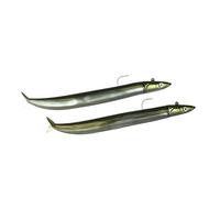 DOBLE COMBO CRAZY SAND EEL 150 - 20G (KAKI)