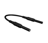 Doble conector de 4 mm, 1 m, conductor de bronce, corriente continua comercial de 60 V, capacidad de 32 A, carcasa DAD permanente para sondas electrónicas fuertes