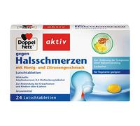 Doble corazón contra el dolor de garganta, 3 unidades (3 x 24 pastillas)