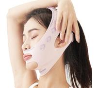 Doble correa de barbilla para adelgazar la cara, dispositivo de levantamiento facial sin costuras, cómodo dispositivo de adelgazamiento facial para todo tipo de piel