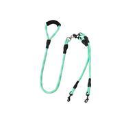 Doble correa para perros - divisor pesado, conector de correa cómodo | Agarre antideslizante que absorbente, tecnología de cierre de 360 grados, ideal para excursiones a pie seguras o aventuras urba