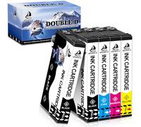 Doble D 405XL Pack para Tinta Epson 405XL Compatible con Epson Workforce Pro WF-3820DWF WF-3825DWF WF-4820DW WF-4825DWF WF-4830DTWF Workforce WF-7835DTWF WF-7830DTWF WF-7840DTWF (5 Pack)
