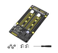 Doble disco sólido NVMe a dos SFF 8643 convertidor rápido para múltiples factores de forma, soporta expansión de disco sólido 2230/2242/2260/2280