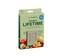 Doble el fresador en el frigorífico: CoolSaver | Mantiene las frutas y verduras frescas por más tiempo| Reduce los malos olores y el desperdicio de alimentos | Natural y libre de químicos