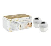Doble extractor eléctrico de leche portátil GIOmum Line Discreet Light de innoGIO