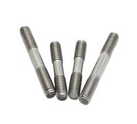 Doble Extremo Perno Tornillos 1-5 uds M3 M4 M5 M6 M8 M10 304 varilla de doble rosca tornillo de acero inoxidable perno prisionero GB901(90mm,M6 2pcs)