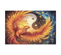 Doble fénix Yin Yang Tai chi Rompecabezas 1000 Piezas Cartón para Niños Mayores 14 Años Animal Mascota Noches De Cita Antiestrés Pack Completo Detalle Único Original 1000 PCS