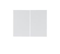 Hager k1 - Tecla sin lente para mecanismo doble blanco polar