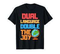 Doble lenguaje doble la alegría - Profesor de Lengua Dual Camiseta