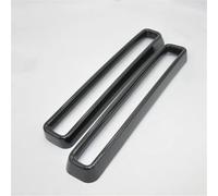 doble listón riñón 2 Piezas De Insertos Rejilla Delantera Rojos Para Dodge Para Challenger (2015, 2016, 2017, 2018, 2019 Y 2020) Parrillas de riñón(Carbon fiber pattern)