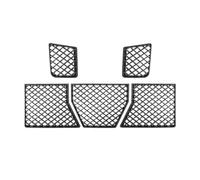 doble listón riñón 3/5 Piezas Para G87 M2 2023 2024 2025 Malla De Rejilla Parachoques Inferior Delantero Carreras Reemplazo Parrillas de riñón(5pc MATTE BLACK)