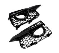 doble listón riñón Cubiertas De Rejilla Luz Antiniebla Para Infiniti Q50 2014, 2015, 2016 2017, Estilo Panal, Color Negro Brillante Parrillas de riñón