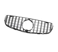 doble listón riñón Para X253 Para Clase GLC Para Benz GLC350 GLC300 GLC250 GLC43 2016-2019 2020 2021 2022 GT Parachoques Superior Rejilla Frontal De Malla Parrillas de riñón(2016-2019 GT Silver)