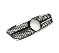 doble listón riñón Parrilla Entrada Aire Frontal Para Benz Clase C W203 2001 2002 2003 2004 2005 2006 2007 C200 C240 C320 Parrilla Parachoques Competición. Parrillas de riñón(Chrome Silver)