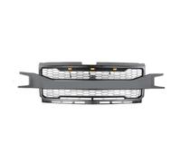 doble listón riñón Parrilla Fácil Instalación Para Chevrolet Para Silverado 1500 Modelos 2019 2020 2021 Piezas Para Camioneta. Delantera Del Radiador Parrillas de riñón(Black Only With Led)