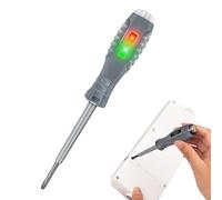 Doble medición de luz, interruptor de pluma eléctrica, 6,38 in Voltage Test Pen, No Touch Detection, Current Power Testing for Live Wire, Electrician Tool, Ac to DC Circuit, Safety