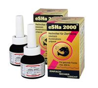 ¡Doble paquete! 2X Esha Esha2000 2X 20ml para 1600 litros (acción de amplio espectro contra hongos, putrefacción de aletas e infecciones bacterianas de la piel)
