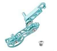 Doble para rueda Silenciosa para Ciclismo Off-Road Doble para | Previene caídas de cadena, para rueda 11T, instalación segura, ideal terrenos irregulares, para silencio total(green)