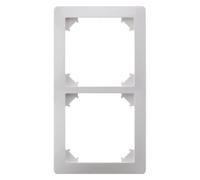 Doble placa de acabado Orys - Blanco - Zenitech