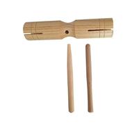 Doble Pluma Música Instrumento Musical Juguete Percusión Niños Bebé Rompecabezas Agitador Bebé Niño Madera Orff Percusión Música Educación Juguete