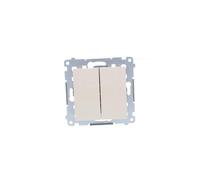 Kontakt-Simon DP2.01/41 Interruptor eléctrico Pushbutton Switch Blanco - Accesorio Cuchillo eléctrico (Pushbutton Switch, Blanco, De plástico, IP20, I