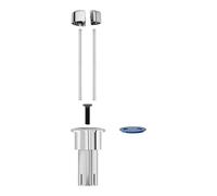 Roca AH0002000R - Pulsador Doble largo, Cromo