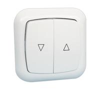 Doble pulsador para persianas, toldos, cortinas electro dh de empotrar