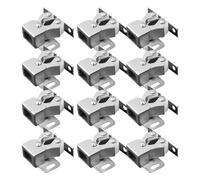 Doble Rodillo Gabinete Pestillo Puerta 12 pestillos for puerta de armario, prácticos cierres hebilla con doble rodillo for armarios y cajones para armarios, muebles