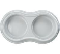 Doble tazón 2 × 0,2 l/ø 11 cm/26 × 4 × 14 cm varios