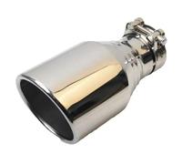Doble Terminal Escape Universal Se Adapta A La Punta De Escape Camión Diésel 2,5 Pulgadas Diámetro Exterior Salida De 4 Pulgadas X 9 Pulgadas Longitud Total Doble Punta Escape(IN63-OUT115MM)