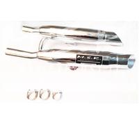 DOBLE TUBO DE ESCAPE APROBADO MSR SILENCIADOR MOTO VINTAGE SUZUKI VS 1400 INTRUDER DESDE 1994 FULLCUSTOM ACR