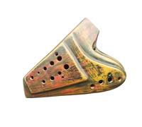 Doble Tubo Ocarina Alto E Clave Profesional Cerámica Ocarina Música Flauta Instrumento Musical Tradicional