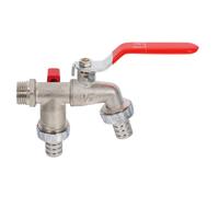 doble válvula 1/2 pulgada zinc para exterior