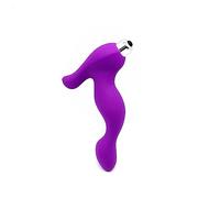 Doble vibrạtör Suave cabeza de silicona Pl-ugs para hombres y mujeres