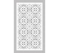 DobleUve Estudio Alfombra Vinílica Hidráulica Capri | Color Gris | 65x200 cm | Alfombra Cocina Lavable Antideslizante | Alfombra Vinilica | Suelo Vinílico | Alfombra Vinilo Salón