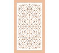 DobleUve Estudio Alfombra Vinílica Hidráulica Capri | Color Oro | 65x110 cm | Alfombra Cocina Lavable Antideslizante | Alfombra Vinilica | Suelo Vinílico | Alfombra Vinilo Salón