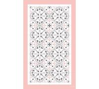 DobleUve Estudio Alfombra Vinílica Hidráulica Capri | Color Rosa | 65x300 cm | Alfombra Cocina Lavable Antideslizante | Alfombra Vinilica | Suelo Vinílico | Alfombra Vinilo Salón