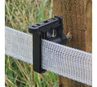 Doblit - Aisladores de Cinta de Tornillo Eléctrico para Pastor Eléctrico, para Cinta de 40/20/12 mm y hasta 6 mm de Cuerda (75 piezas)