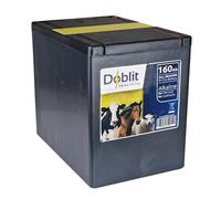 Doblit Batería alcalina seca de 9 V | Batería Energsier de repuesto para valla eléctrica | alcalina de larga duración, 0% mercurio, 0% cadmio (9 V, 160 Ah)
