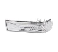 Doblo 2010 - Lente de lámpara indicadora de espejo retrovisor hacia arriba, a prueba de impactos, resistente a la presión, diseño transparente para Doblo 2010 en adelante (izquierda (71765449))