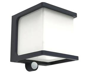 Doblo Aplique solar para exterior Doblo (Negro, 500 lm)